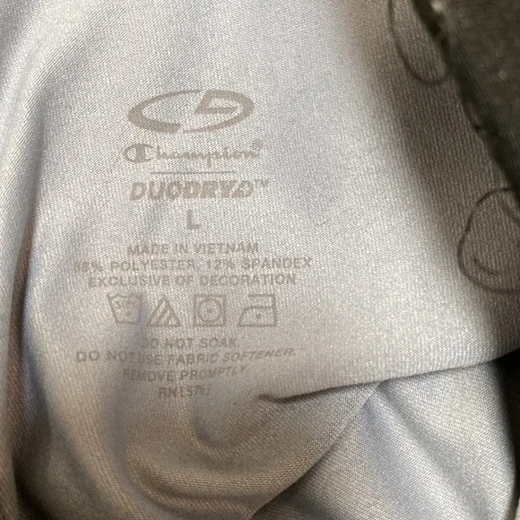 C9 Champion Capri leggings black with print durodry size L - Picture 3 of 3